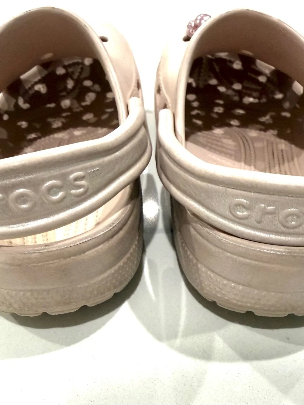 Gemstone Shimmer Crocs-Size J4